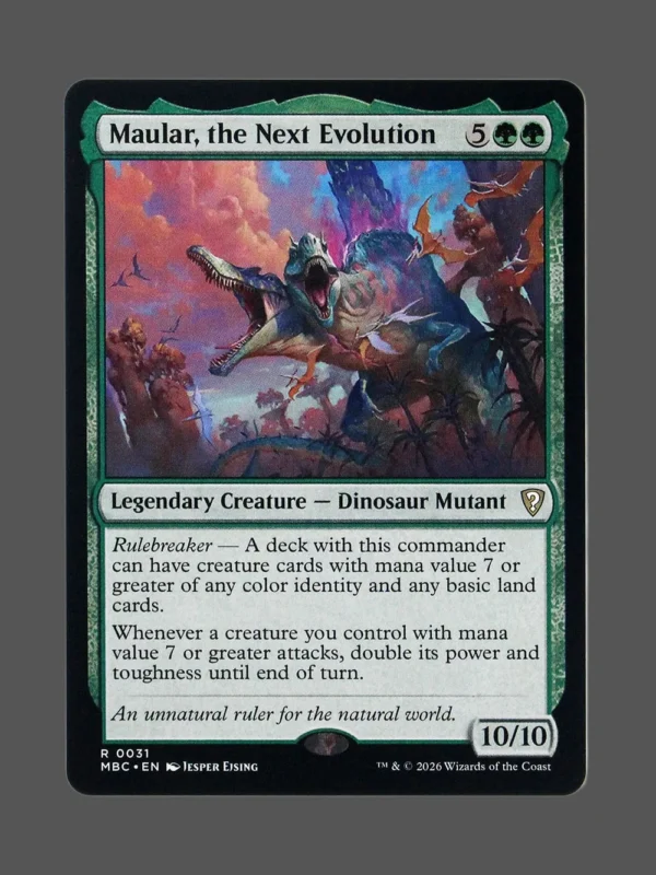 Maular, the Next Evolution Foil MTG proxy card from Mystery Booster Commander Edition #31