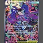 Mega Dragalge ex Foil Pokemon proxy card from Phantasmal Flames #118