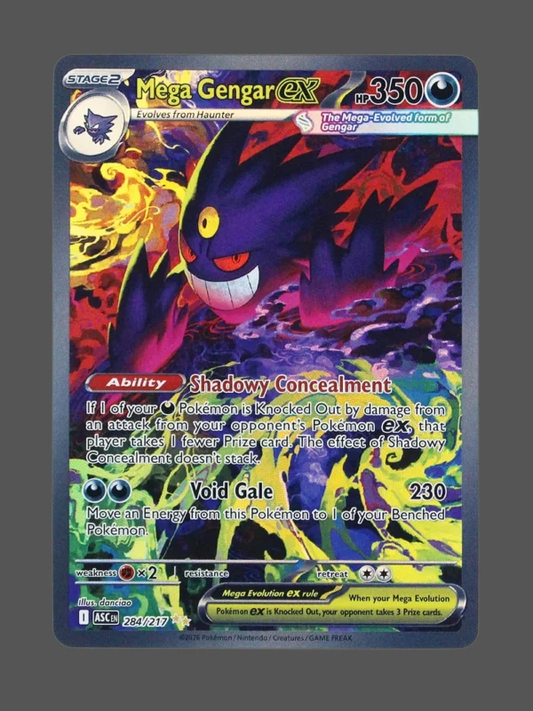 Mega Gengar ex Foil Pokemon proxy card from Ascended Heroes #284