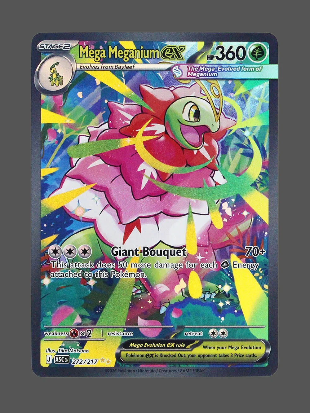 mega-meganium-ex-272-asc-en-refractor-foil-v2.webp Mega Meganium ex Foil Pokemon proxy card from Ascended Heroes #272