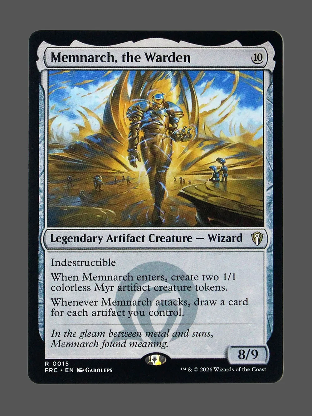 memnarch-the-warden-015-holo.webp Memnarch, the Warden Holo MTG proxy card from Reality Fracture Commander #15