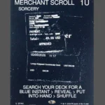 Merchant Scroll Holo MTG proxy card from The Zeta Set #144