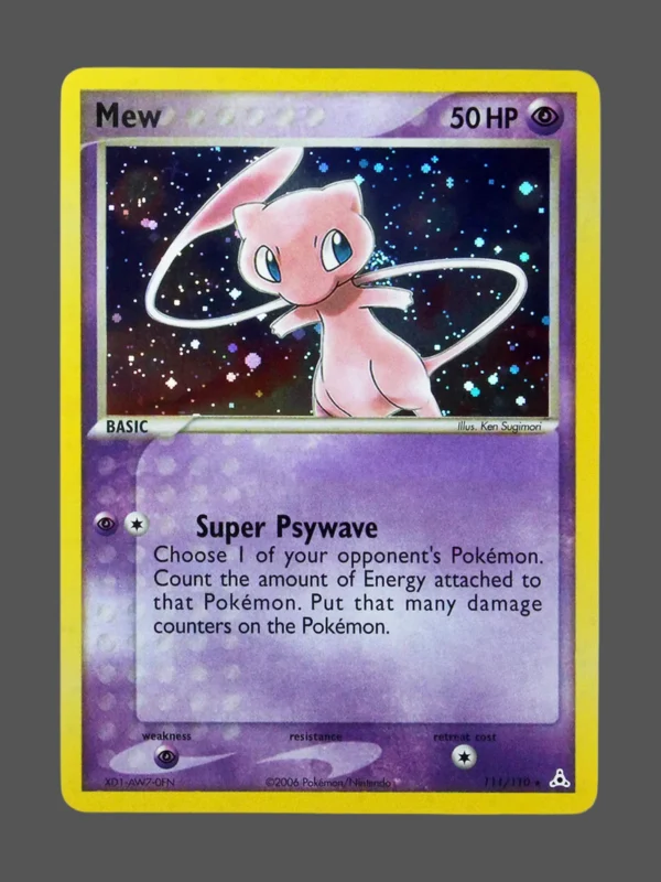 Mew (Mew) () JP GF Pokémon Proxy Galaxy Foil Pokemon proxy card from 10th Movie Promo