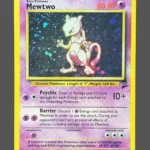 Mewtwo Regular Pokemon proxy card from Base Set 2 #10