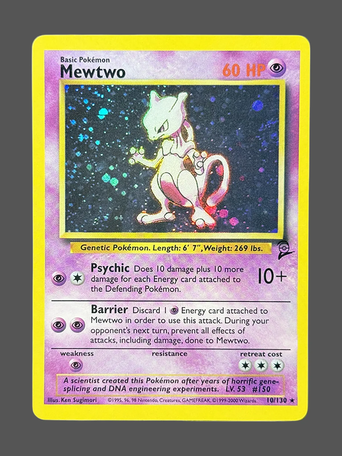 mewtwo-10-b2-en.webp Mewtwo Regular Pokemon proxy card from Base Set 2 #10