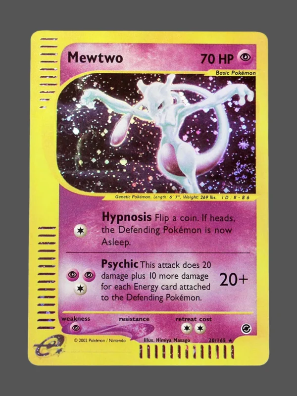 Mewtwo Regular Pokemon proxy card from Expedition #20