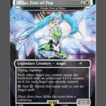 Miku, Font of Pop Holo MTG proxy card from Secret Lair Drop #1586