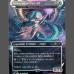 Miku, Voice Over All Foil MTG proxy card from Secret Lair Drop #2433