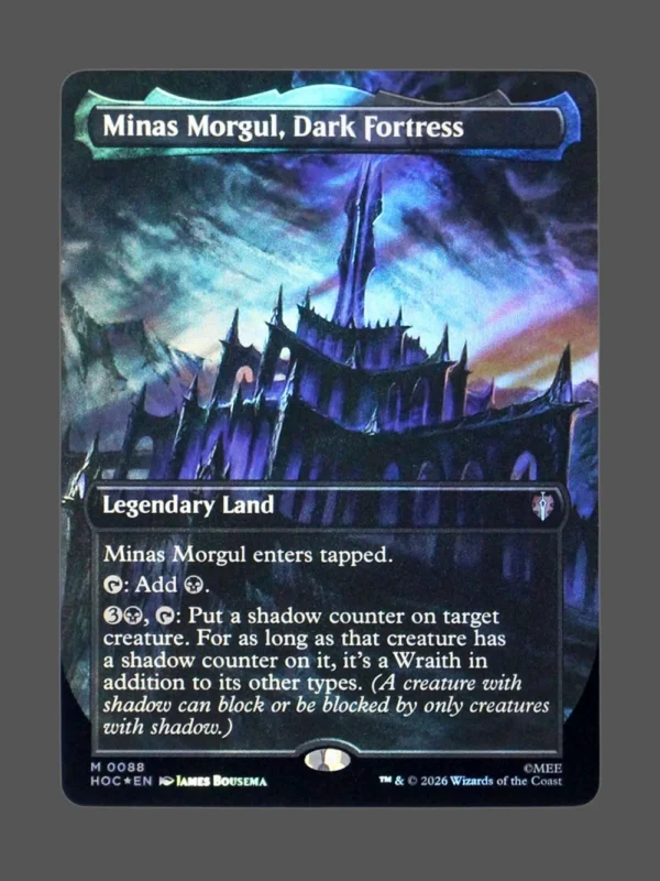 Minas Morgul, Dark Fortress Surge Foil MTG proxy card from The Hobbit Eternal #88