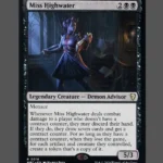 Miss Highwater Holo MTG proxy card from Mystery Booster Commander Edition #16