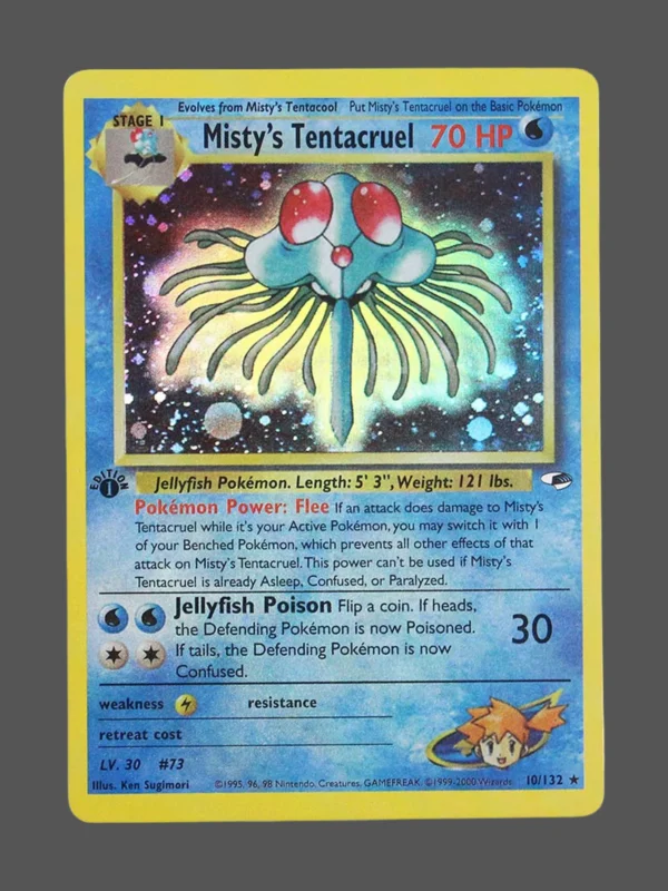 Misty Regular Pokemon proxy card from Gym Heroes #18