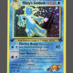Misty’s Golduck Regular Pokemon proxy card from Gym Challenge #12
