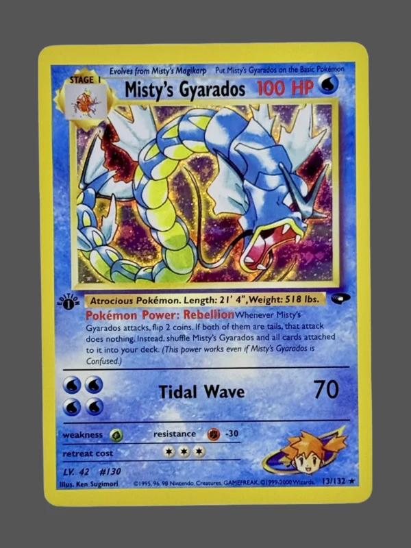 Misty’s Gyarados Regular Pokemon proxy card from Gym Challenge #13