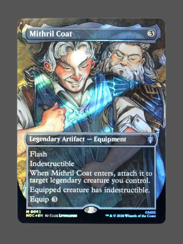 Mithril Coat Surge Foil MTG proxy card from The Hobbit Eternal #83