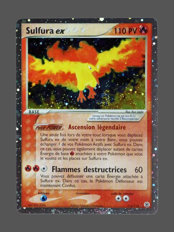 Moltres ex Galaxy Foil Pokemon proxy card from Foil Galaxy FR #115