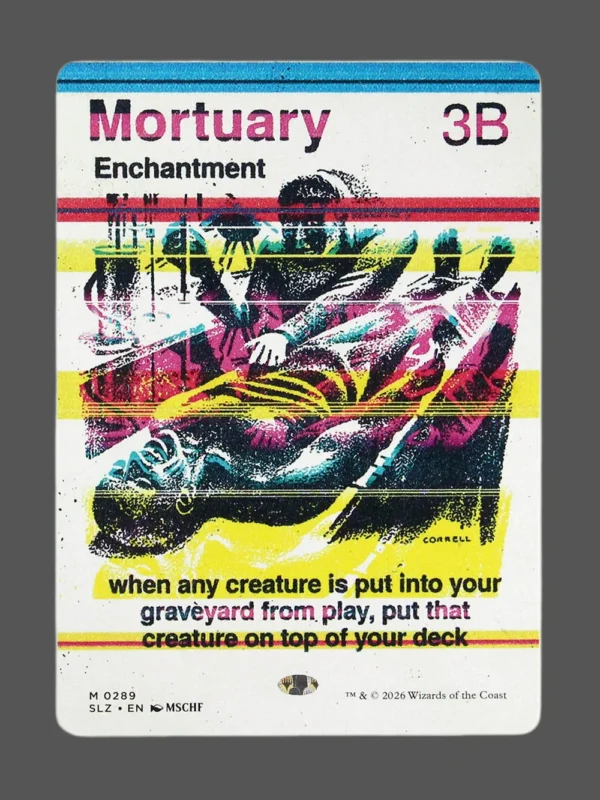 Mortuary Holo MTG proxy card from The Zeta Set #289