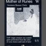 Mother of Runes Holo MTG proxy card from The Zeta Set #127