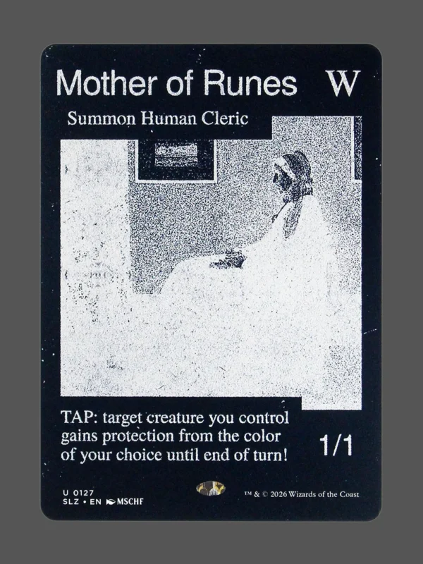 Mother of Runes Holo MTG proxy card from The Zeta Set #127