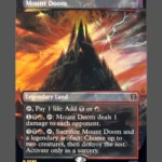 Mount Doom Surge Foil MTG proxy card from The Hobbit Eternal #90