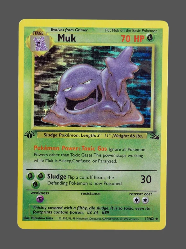 Muk Regular Pokemon proxy card from Fossil #13