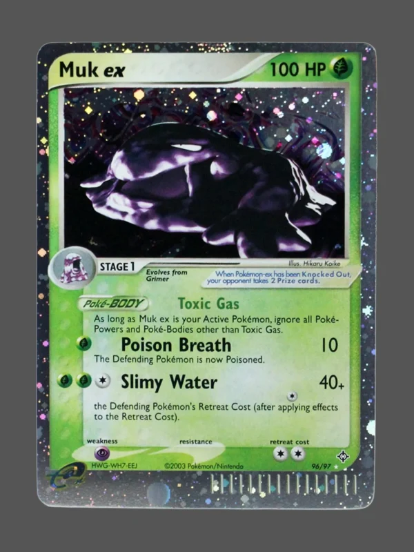 Muk ex Galaxy Foil Pokemon proxy card from EX Dragon #96