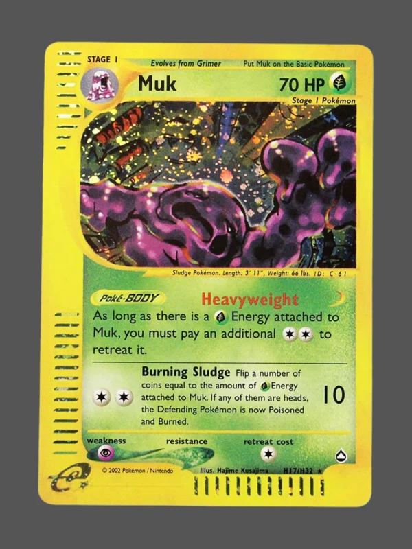 Muk Regular Pokemon proxy card from Aquapolis #H17