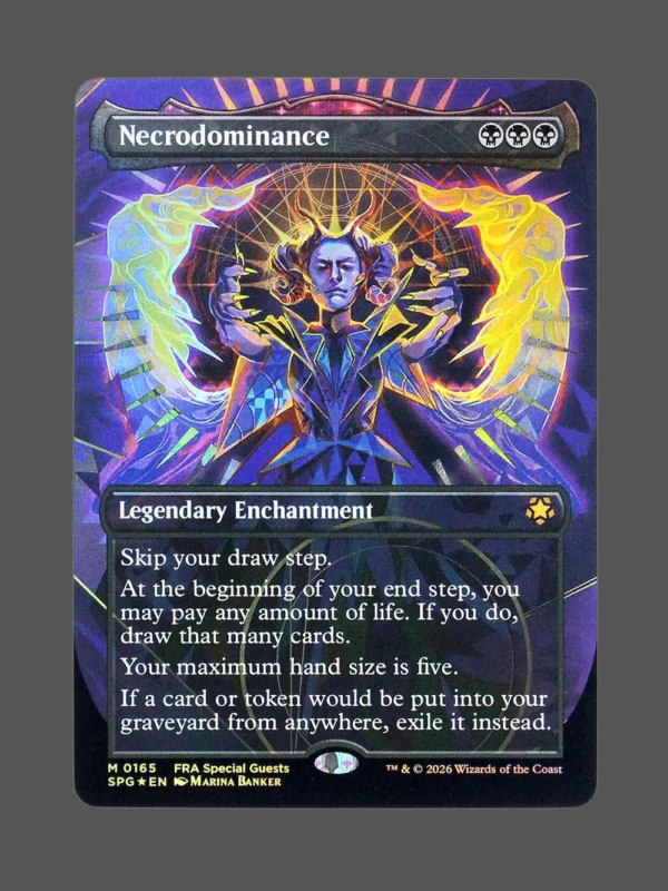 Necrodominance Foil MTG proxy card from Special Guests #165