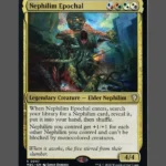 Nephilim Epochal Foil MTG proxy card from Mystery Booster Commander Edition #47