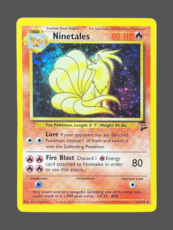 Ninetales Regular Pokemon proxy card from Base Set 2 #13