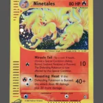 Ninetales Foil Pokemon proxy card from Aquapolis #H19