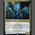 Niv-Mizzet, Ghost Counsel Holo MTG proxy card from Reality Fracture Commander #10