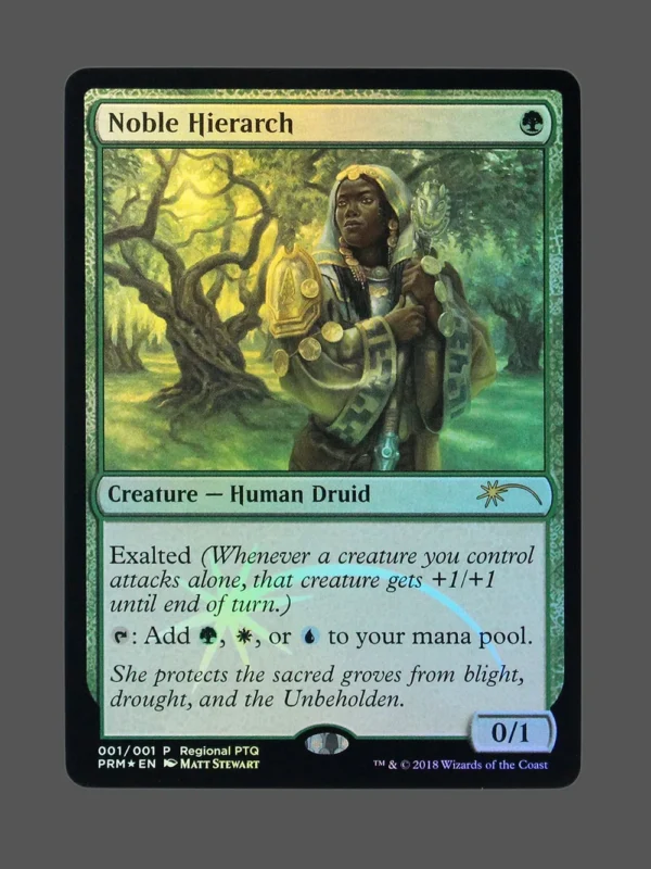 Noble Hierarch Foil MTG proxy card from Pro Tour Promos #001