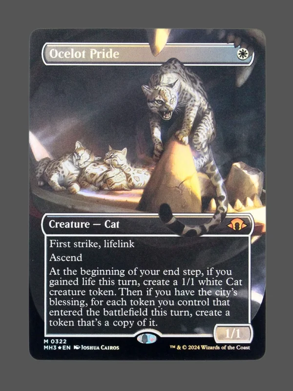 Ocelot Pride Foil MTG proxy card from Modern Horizons 3 #322