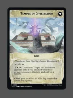 Ojer Taq, Deepest Foundation / Temple of Civilization Holo MTG proxy card from The Lost Caverns of Ixalan #26