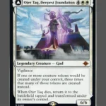Ojer Taq, Deepest Foundation / Temple of Civilization Holo MTG proxy card from The Lost Caverns of Ixalan #26