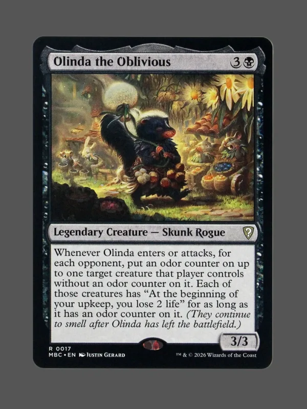Olinda the Oblivious Foil MTG proxy card from Mystery Booster Commander Edition #17