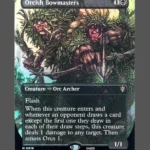 Orcish Bowmasters Foil MTG proxy card from The Hobbit Eternal #19
