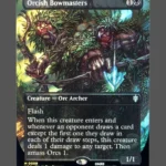 Orcish Bowmasters Surge Foil MTG proxy card from The Hobbit Eternal #59