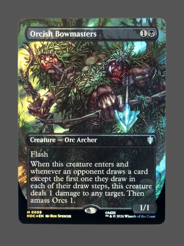 Orcish Bowmasters Surge Foil MTG proxy card from The Hobbit Eternal #59