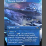 Otawara, Soaring City Foil MTG proxy card from Kamigawa: Neon Dynasty #414