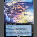 Otawara, Soaring City Foil MTG proxy card from Kamigawa: Neon Dynasty #503
