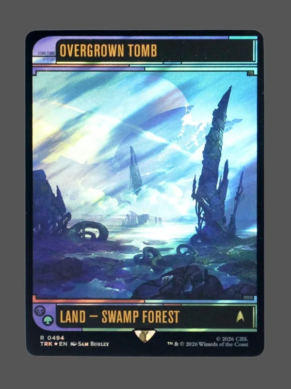 Overgrown Tomb Surge Foil MTG proxy card from Star Trek #494
