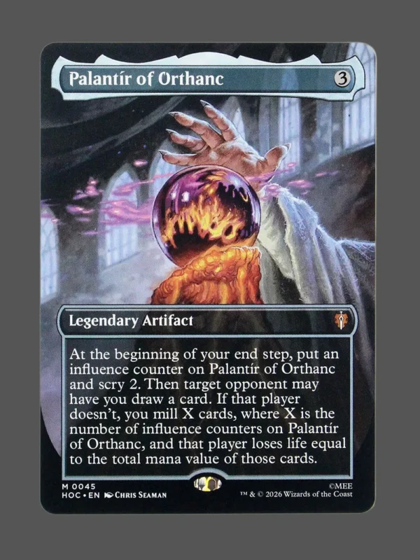 Palantir of Orthanc Holo MTG proxy card from The Hobbit Eternal #45