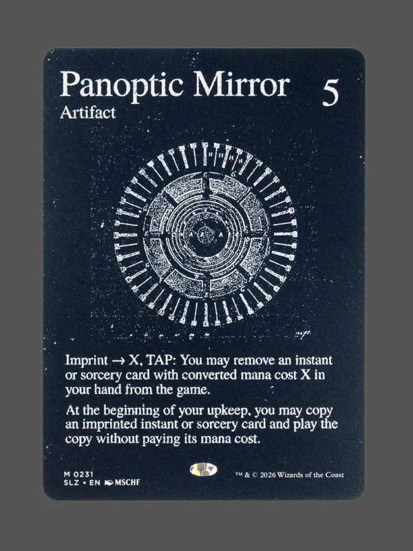 Panoptic Mirror Holo MTG proxy card from The Zeta Set #231