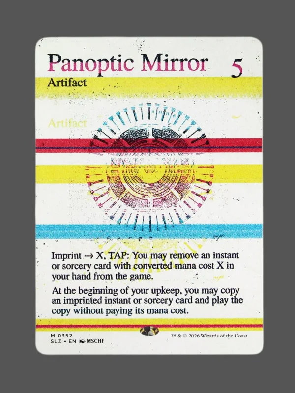 Panoptic Mirror Holo MTG proxy card from The Zeta Set #352