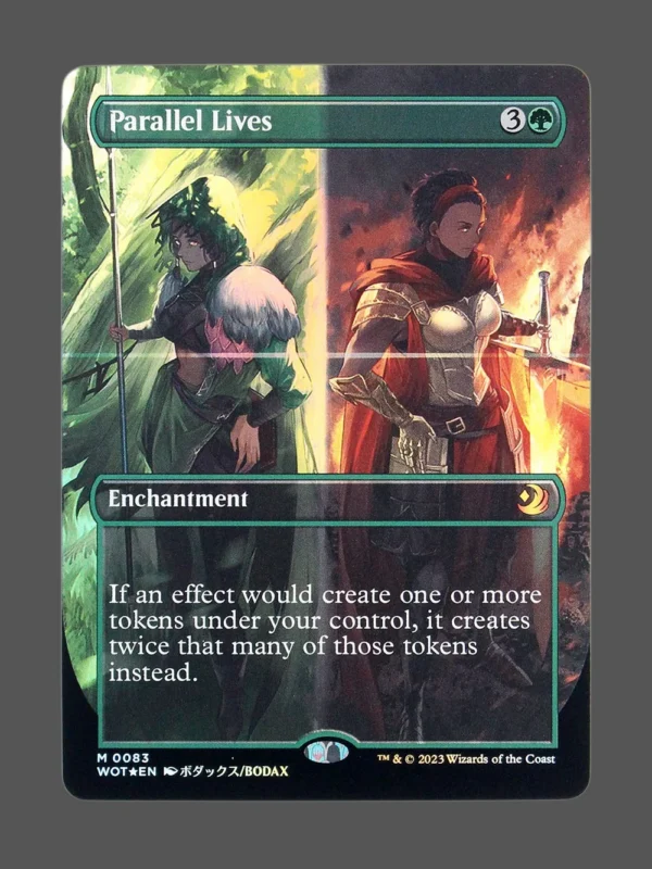 Parallel Lives Foil MTG proxy card from Wilds of Eldraine: Enchanting Tales #83