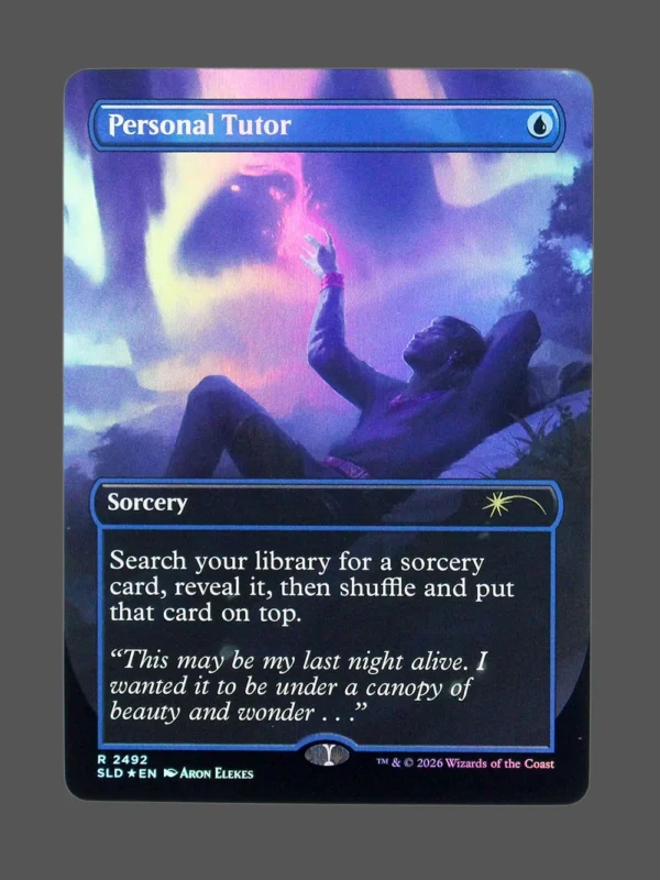 Personal Tutor Foil MTG proxy card from Secret Lair Drop #2492