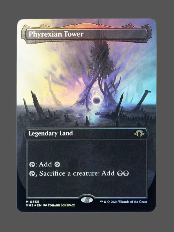Phyrexian Tower Foil MTG proxy card from Modern Horizons 3 #355