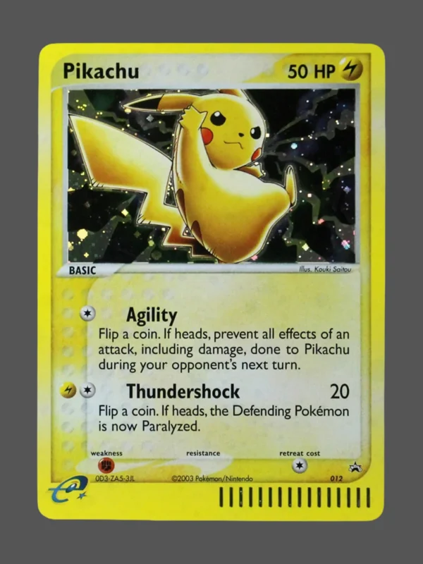 Pikachu Galaxy Foil Pokemon proxy card from Nintendo Black Star Promos #012