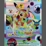 Pikachu ex Foil Pokemon proxy card from Mega Evolution Promos #107